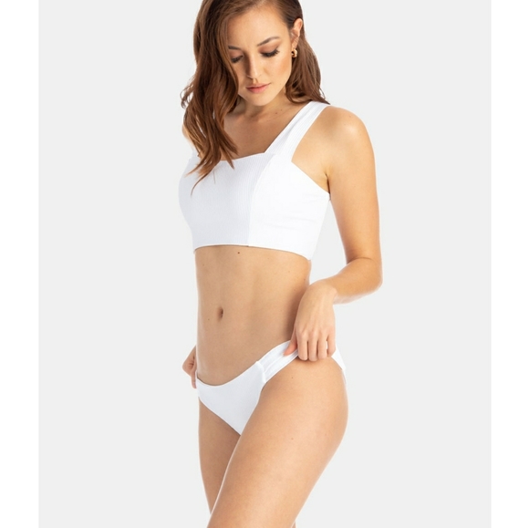 Tavik Other - TAVIK  SET DEB SWIM TOP BIKINI BOTTOM WHITE  SMALL